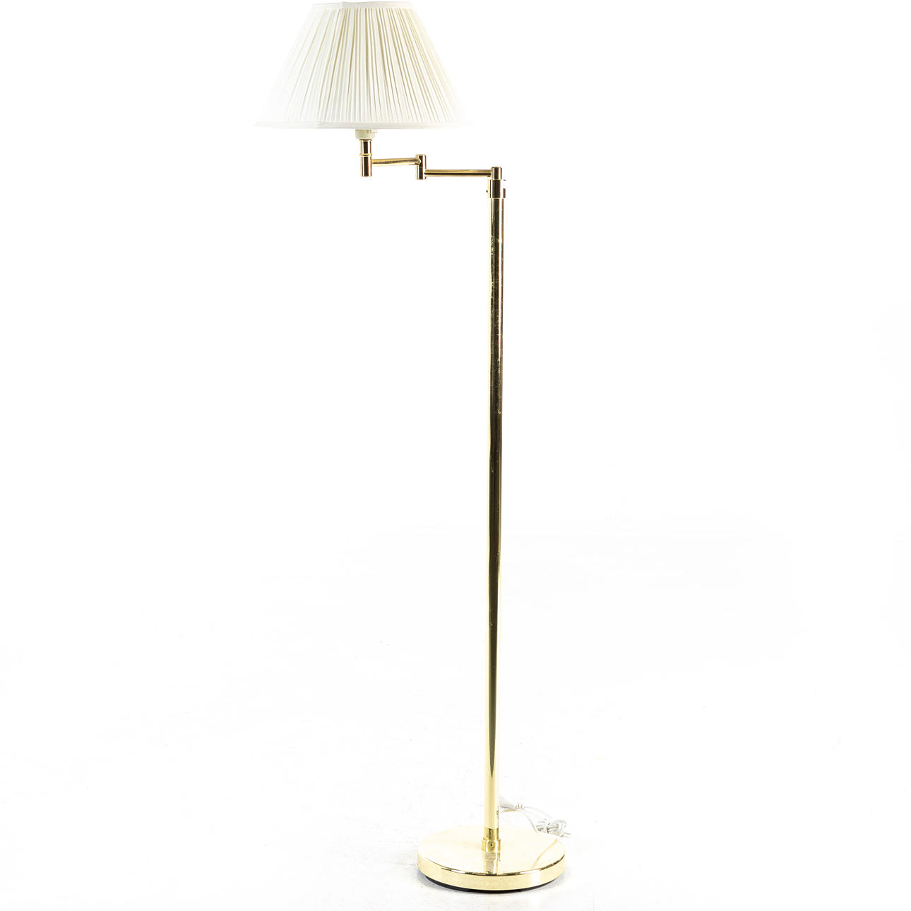 LÁMPARA DE PIE, metal amarillo, IKEA.