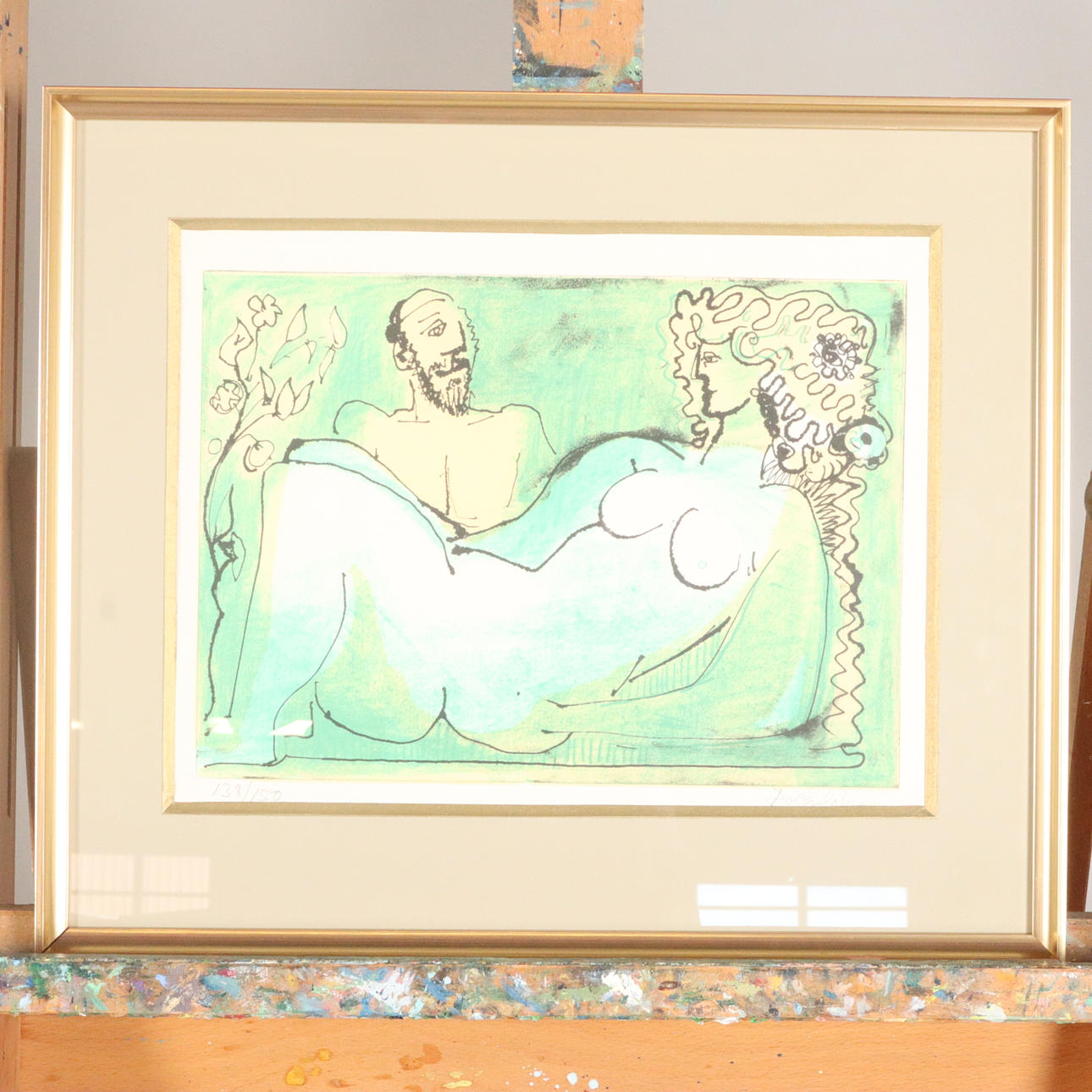 LENNART ROSENSOHN. LITHOGRAPHY, signed and numbered.