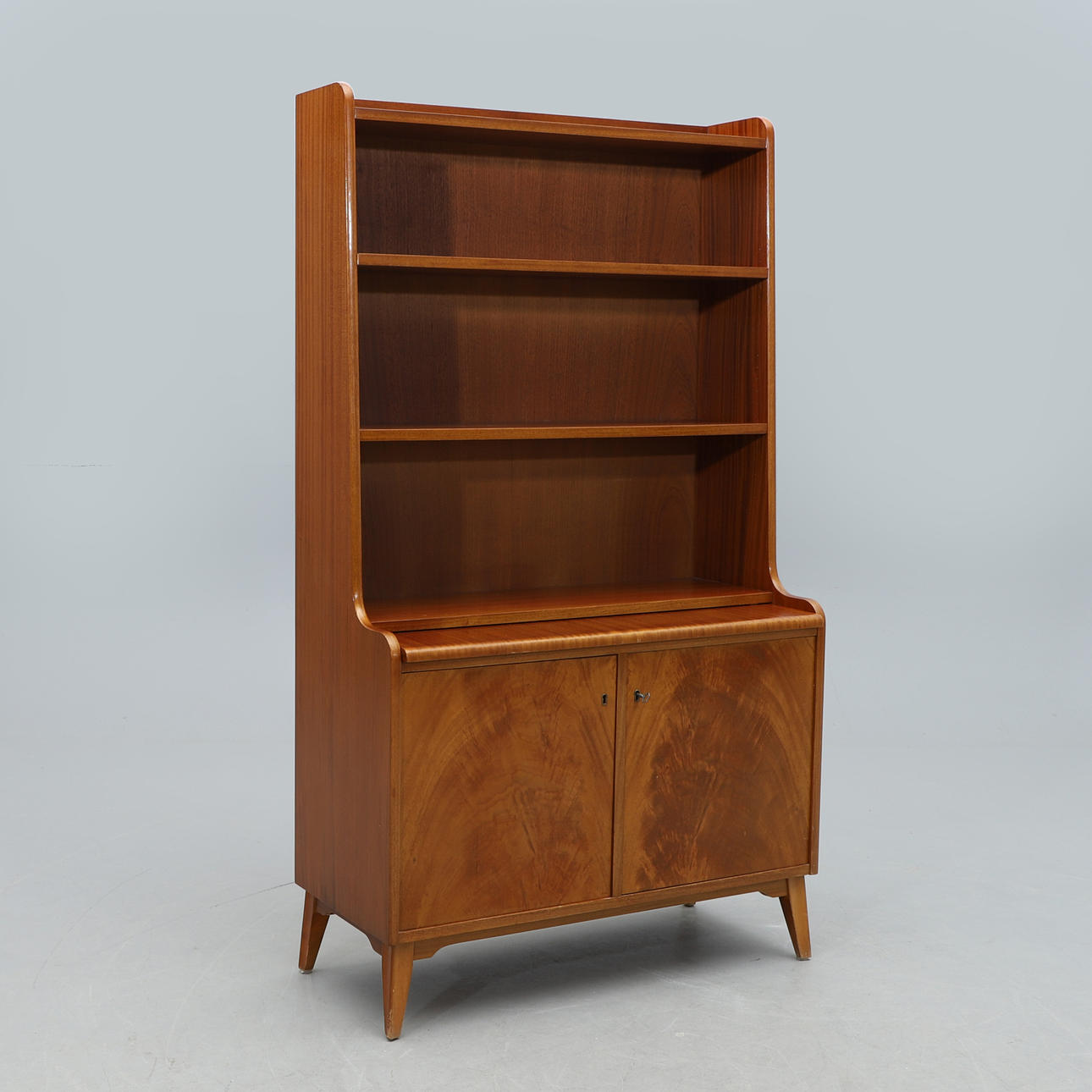 A bookcase, Wirserums Nya Möbelfabrik, Virserum, 1950s.