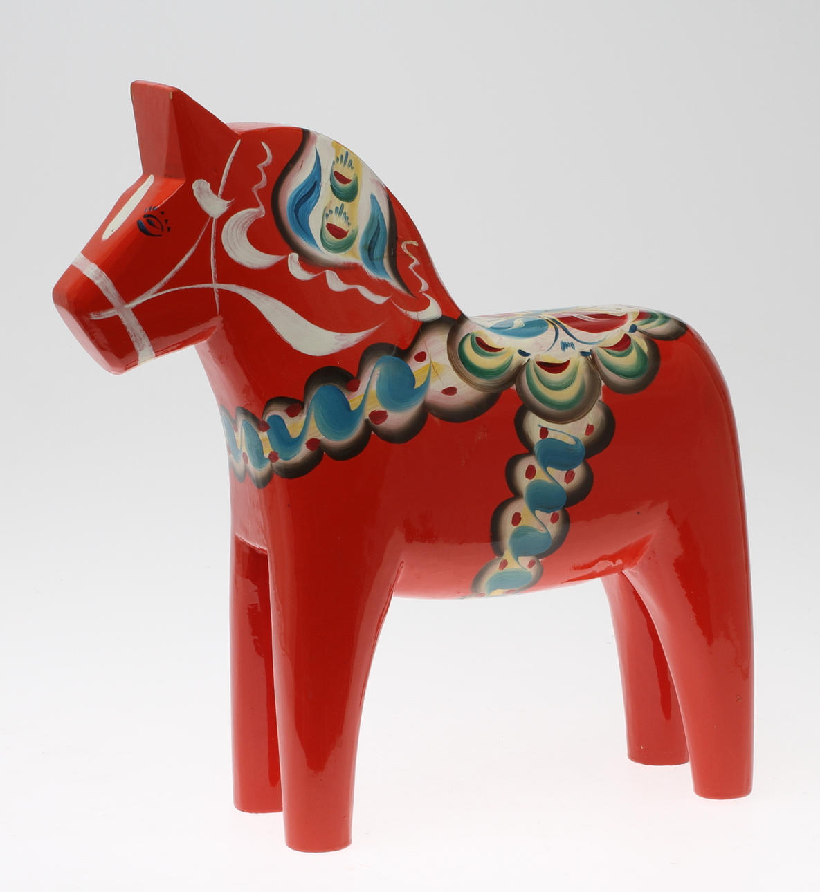 DALAHÄST, polykromt bemålad, 1900-tal.