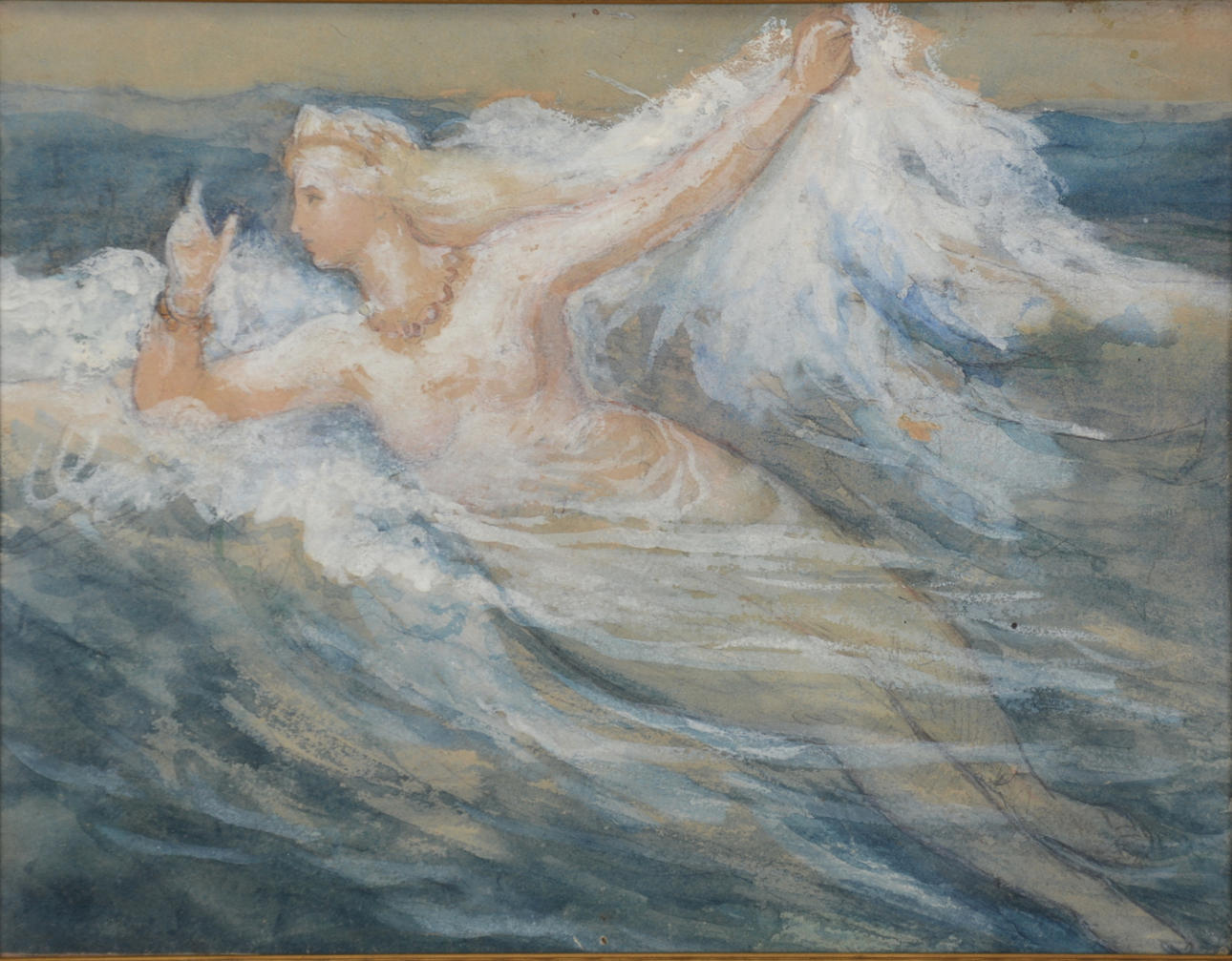 OIDENTIFIERAD KONSTNÄR. Pastell.