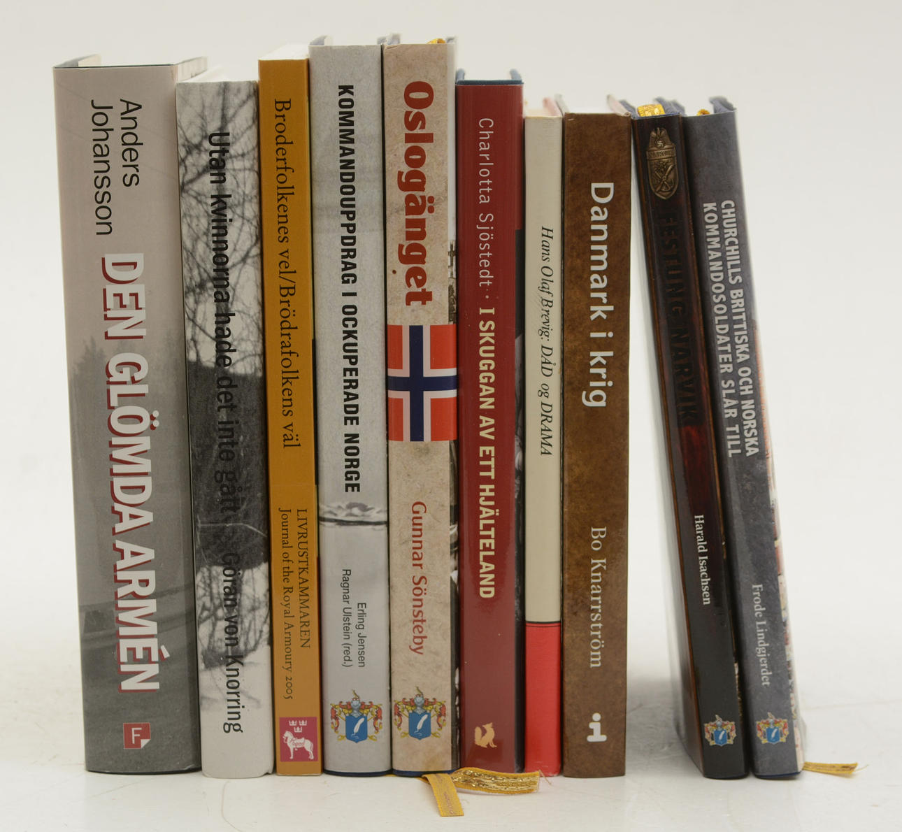 Böcker om WW2 i Norge, 9 vol.