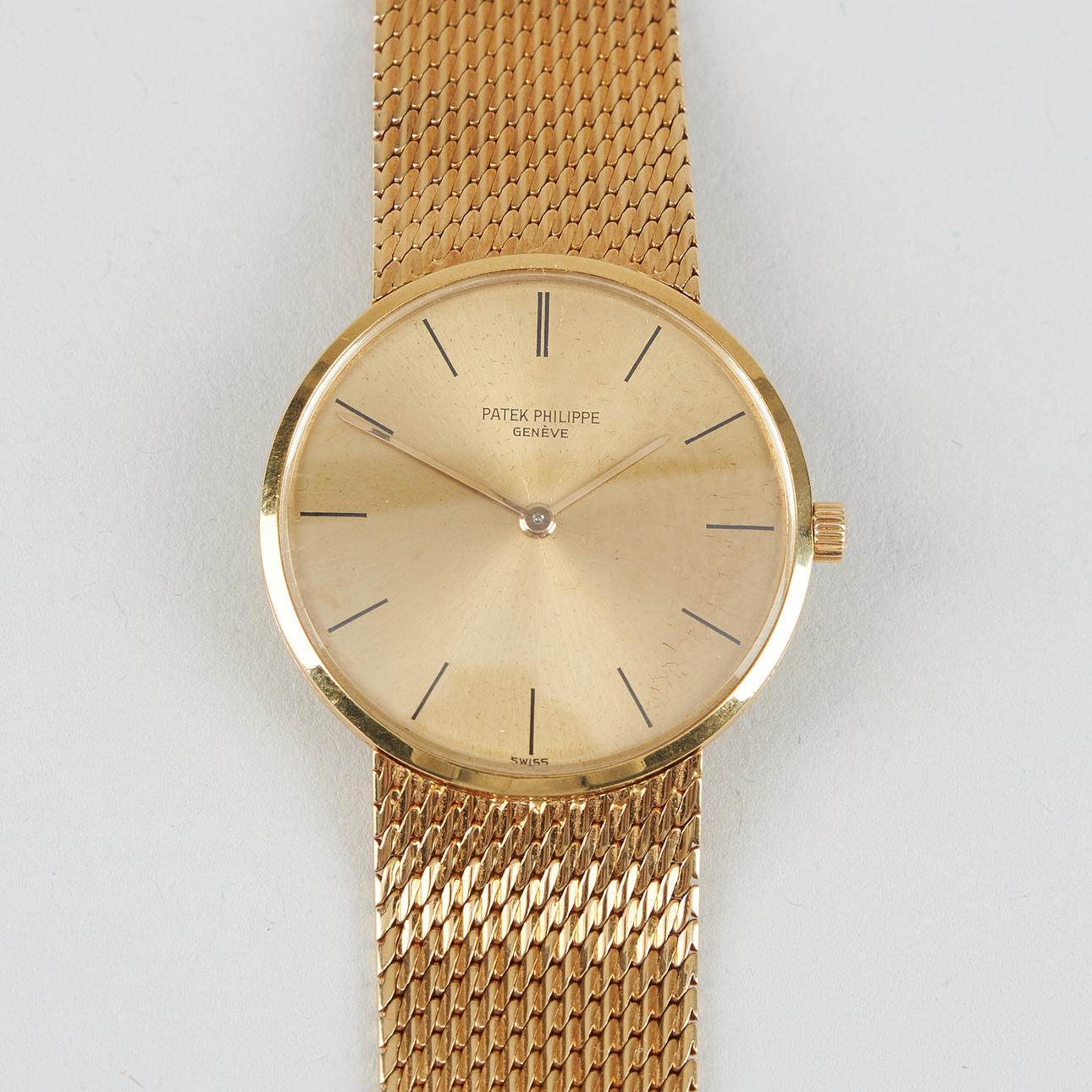 PATEK PHILIPPE, 30 mm, Calatrava, 18K, Handaufzug, Saphirglas.