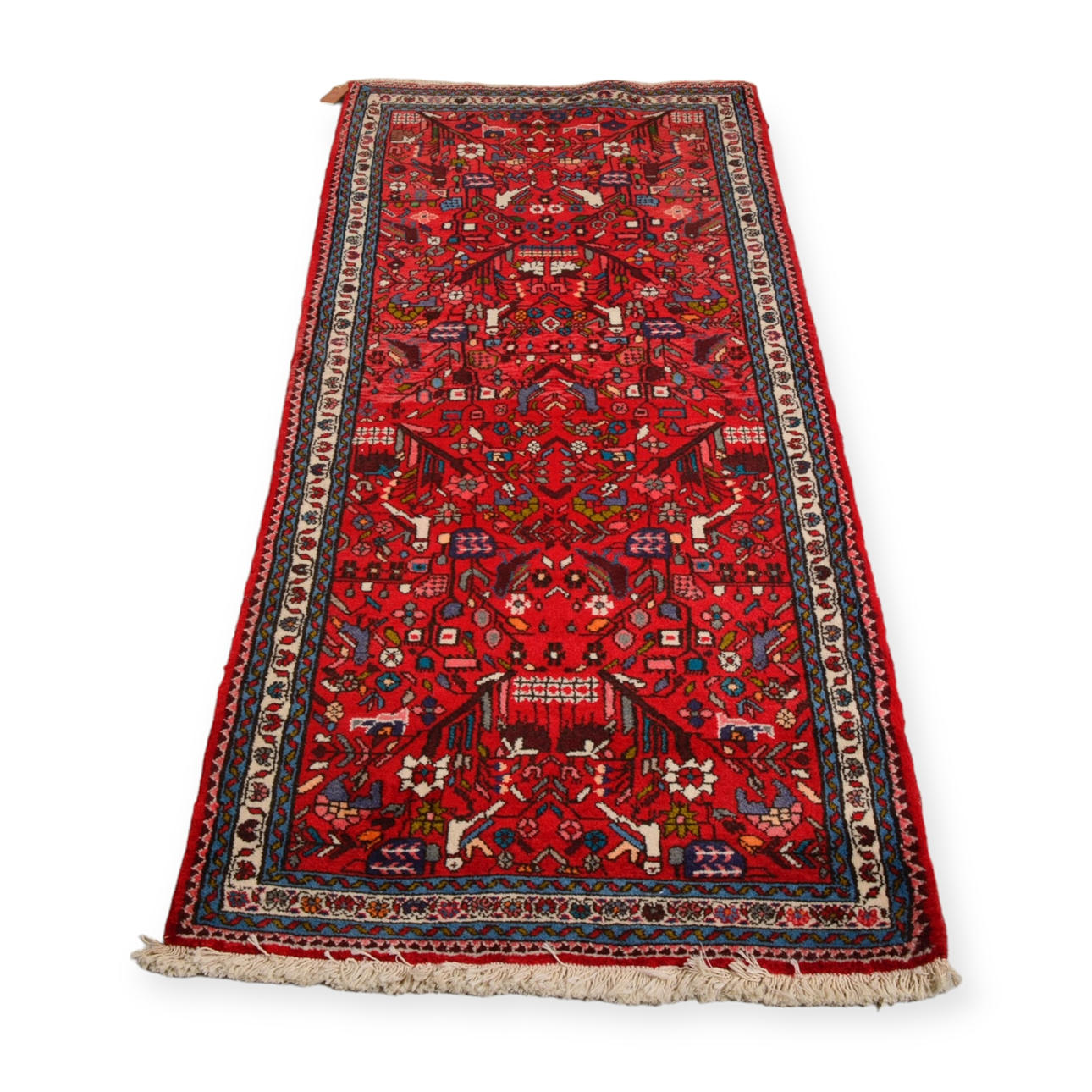 An oriental hand-knotted rug, Ahar.