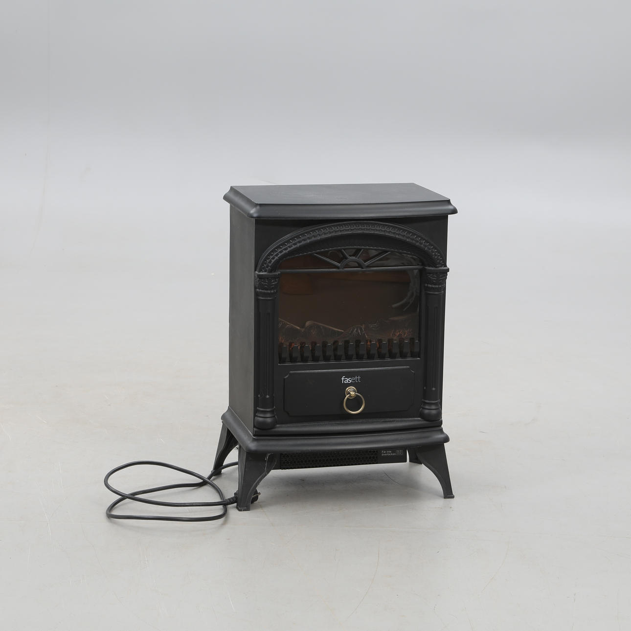 DECORATIVE FIREPLACE, "Facet”, Rusty.