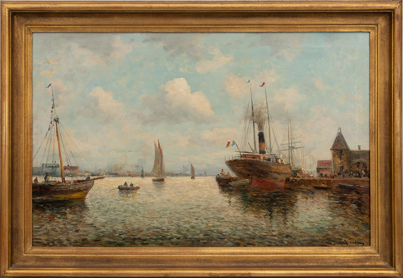 D. MORETTI, Öl auf Leinwand, signiert.