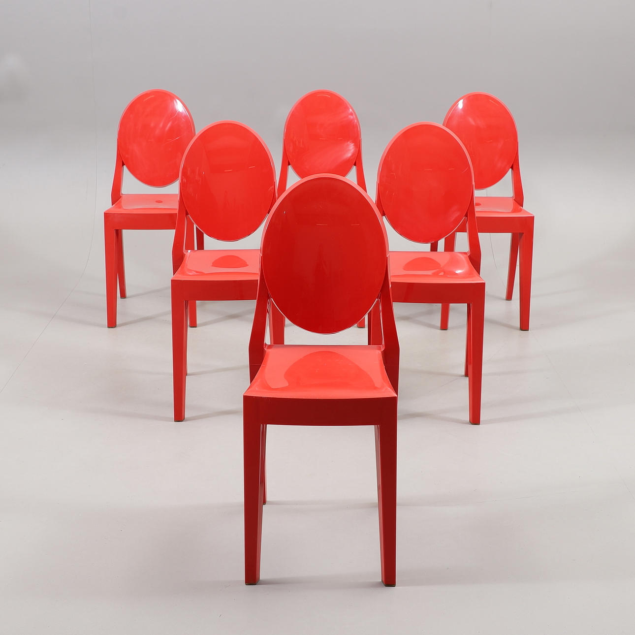 STOLE, 6 stk. „Louis Ghost“, Philippe Starck, Kartell.