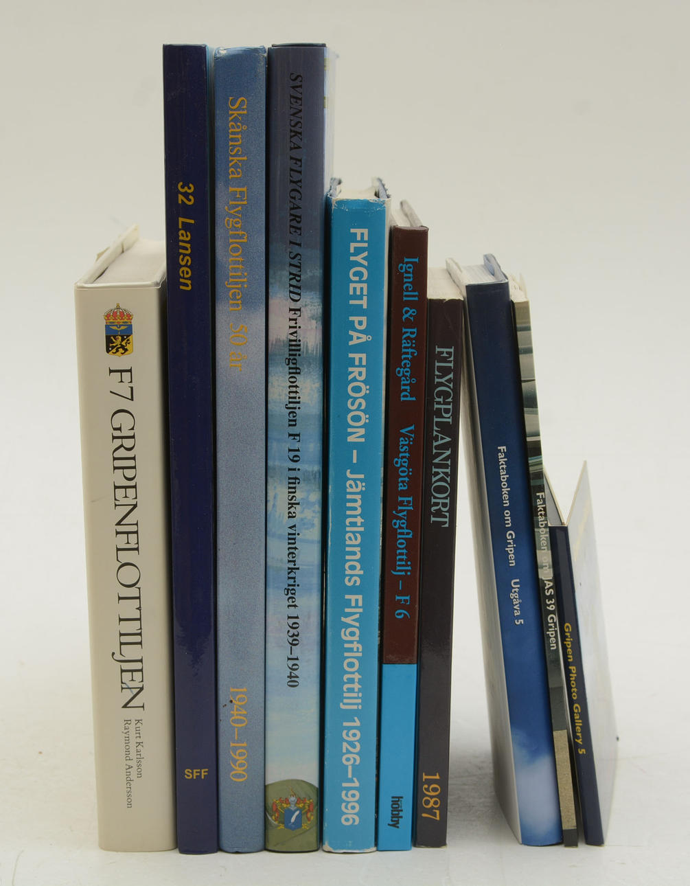 Svenska flygflottiljer, 10 vol.