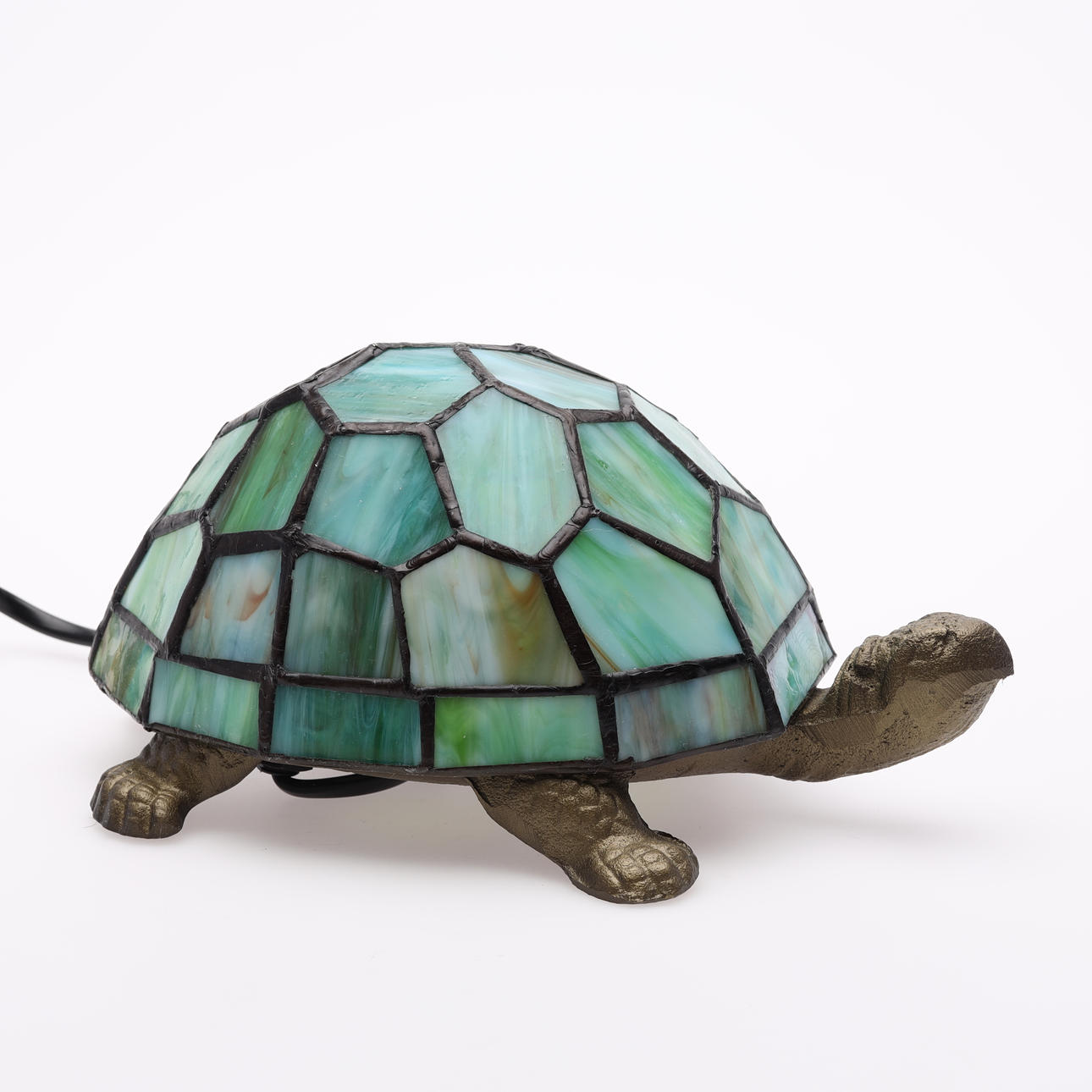 LAMPE i form af en skildpadde, Tiffany stil.