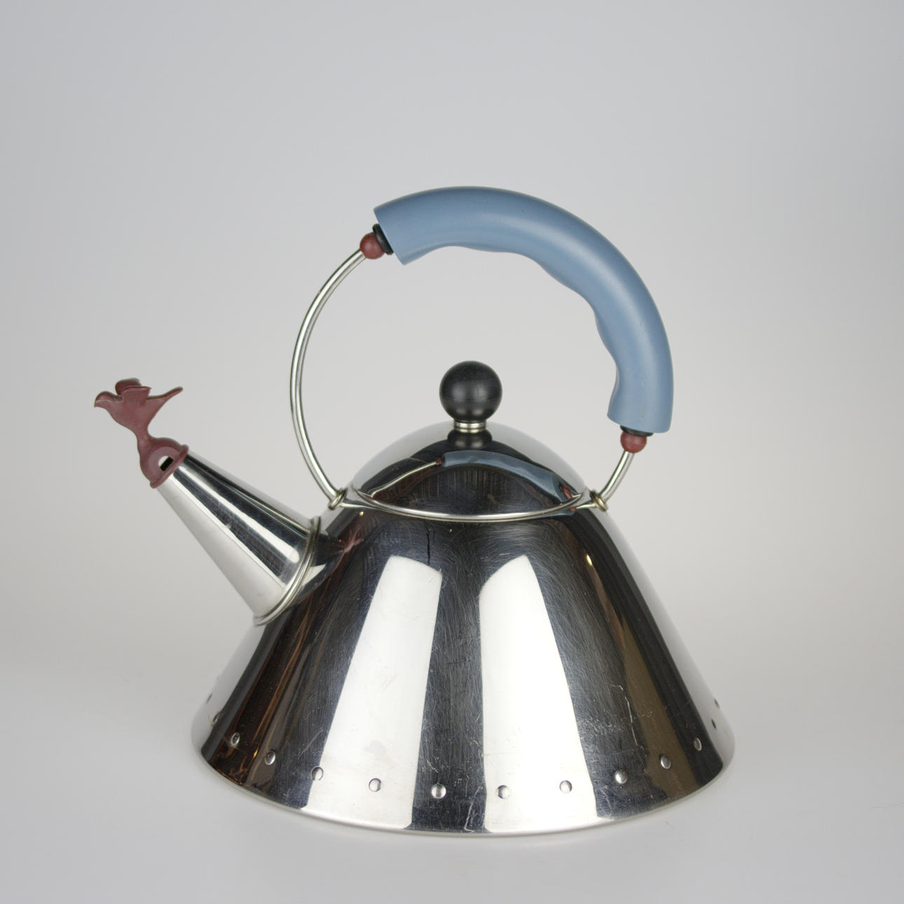 Ein Pfeifenkessel aus Edelstahl, Michael Graves für Alessi, 21. Jahrhundert. Silber & Metall - Sonstige Metallobjekte