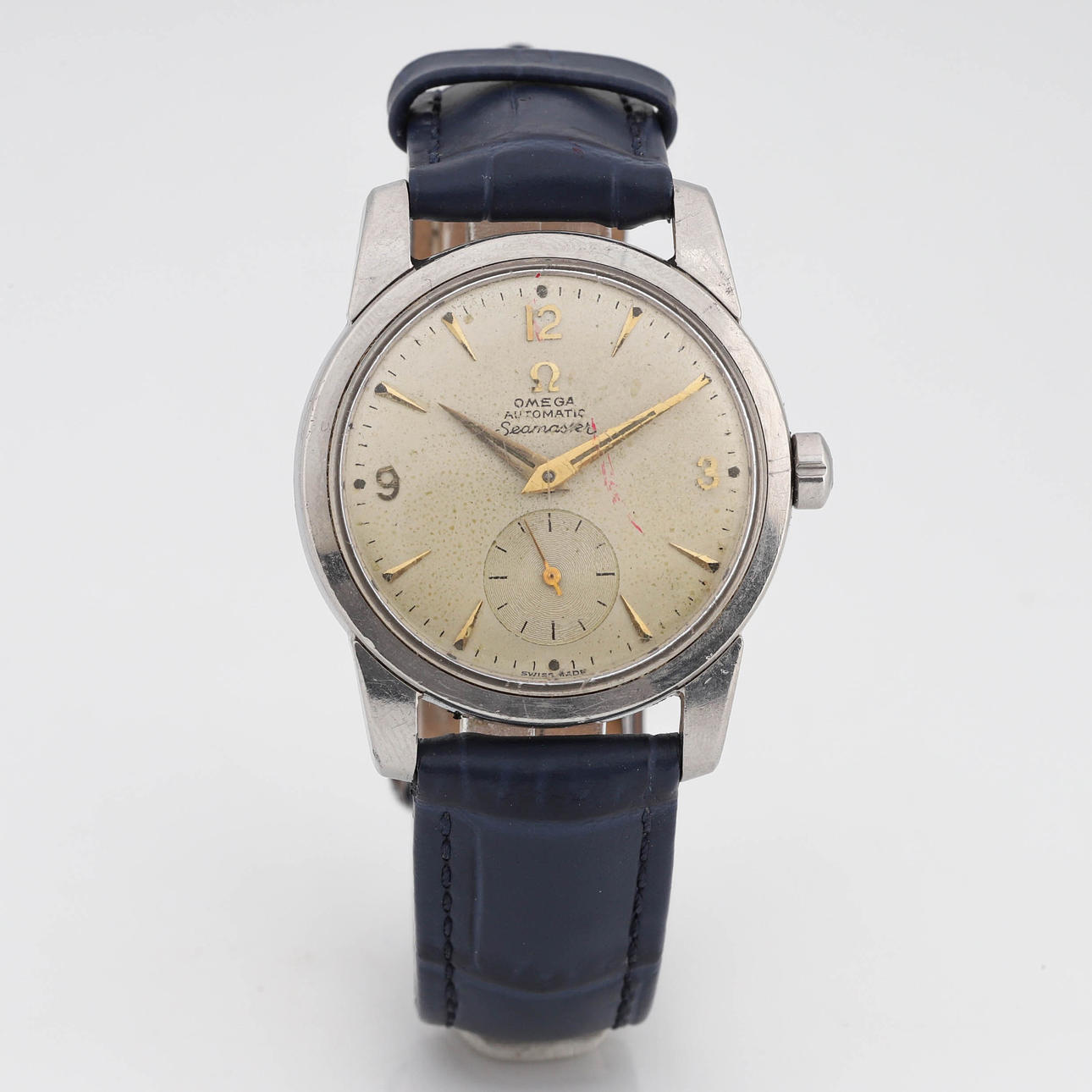 OMEGA, Seamaster, steel, automatic, approx 1954.