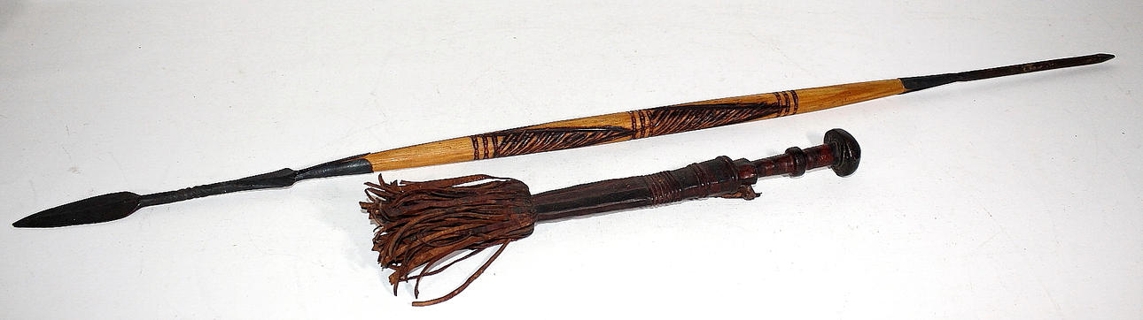 KNIV med SLIDA och SPJUT, Afrika.