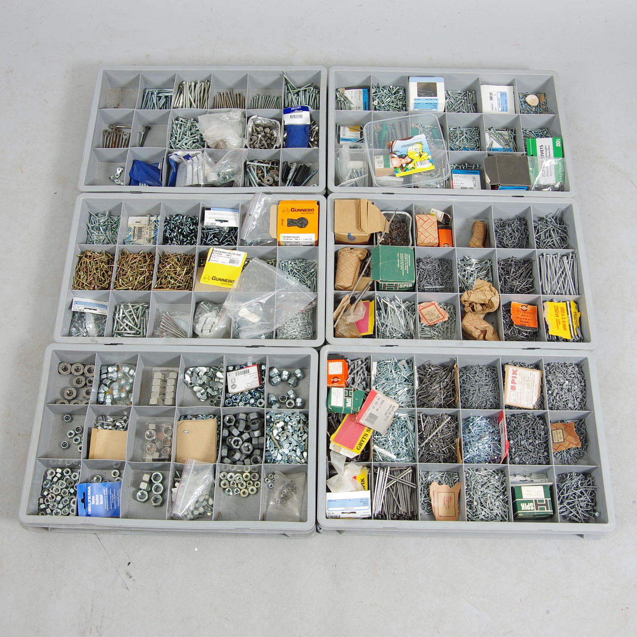 SKRUV, SPIK, MUTTRAR M.M.