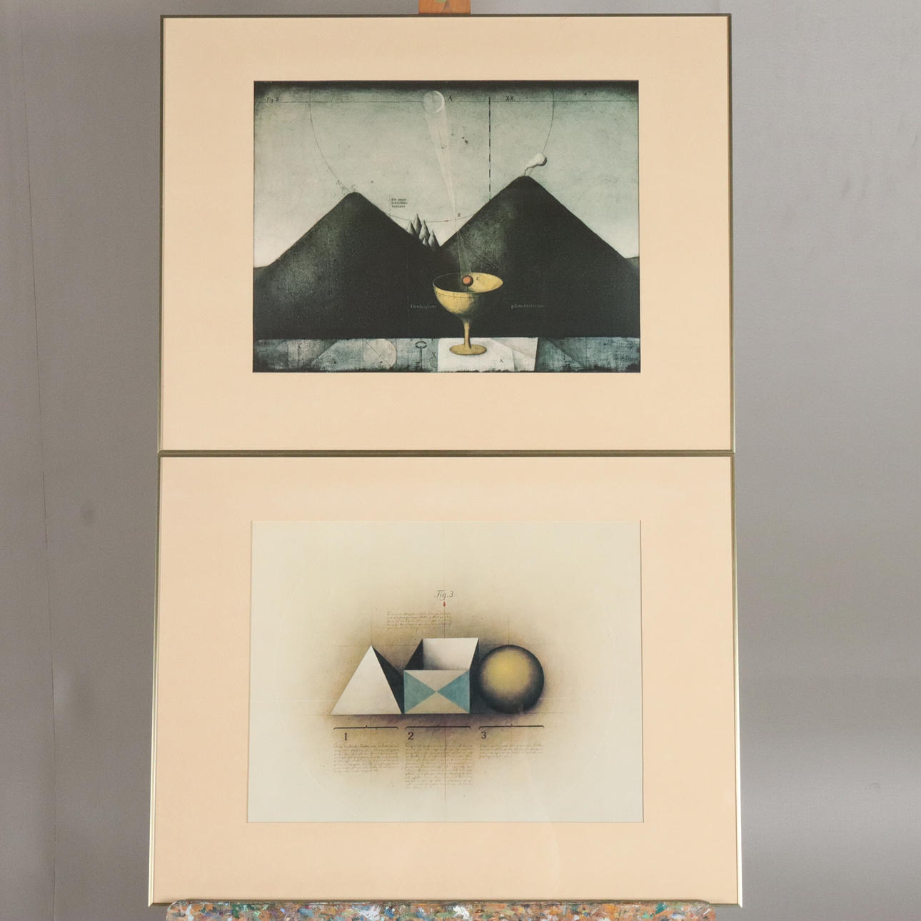 FRIEDRICH MECKSEPER. LITHOGRAPHS 2 pcs.