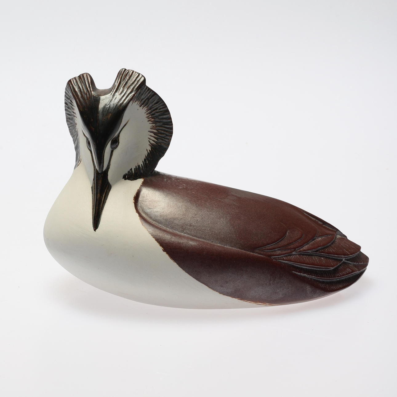 PAUL HOFF. Figurin, Gustavsberg, skäggdopping.