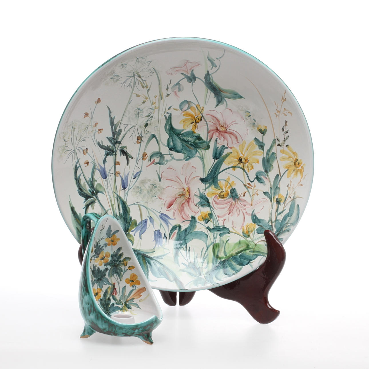 FAT samt LJUSSTAKE, keramik, Torben, Danmark.