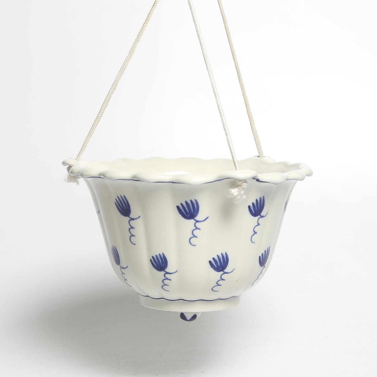 HÄNGAMPEL, flintgods. Wilhelm Kåge, Gustavsberg.