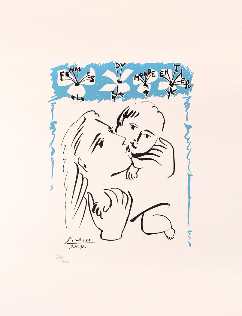 PABLO PICASSO. EFTER. ”Femme du Monde.”.