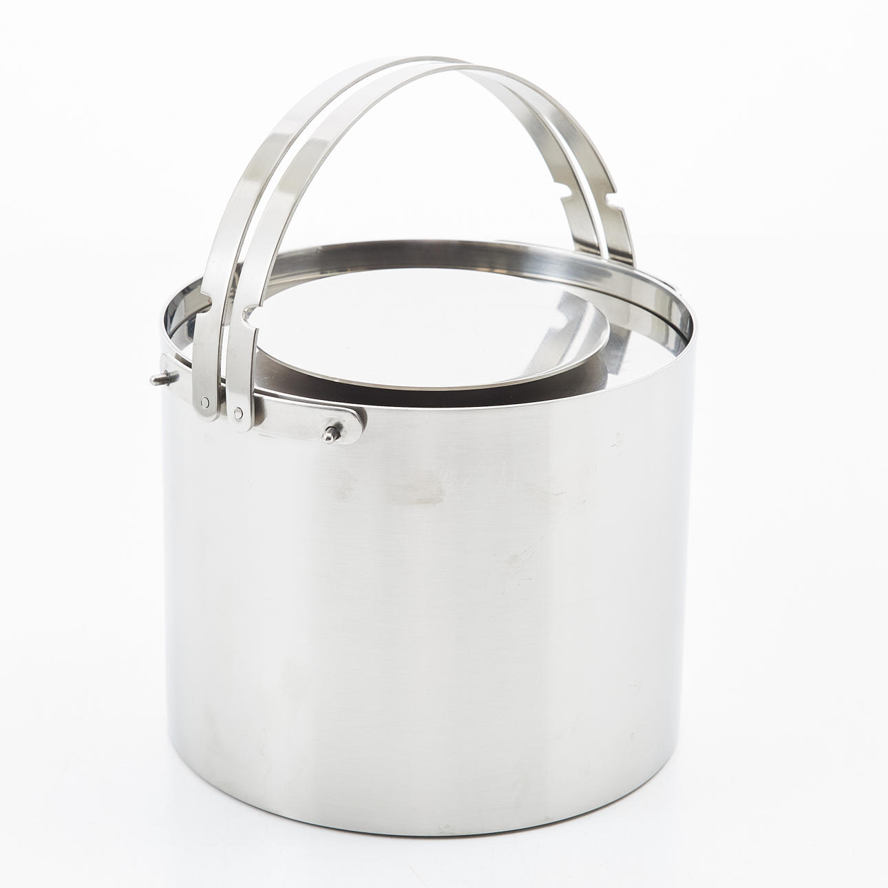 ARNE JACOBSEN. Eiskühler/Eiskübel, Edelstahl, Stelton.