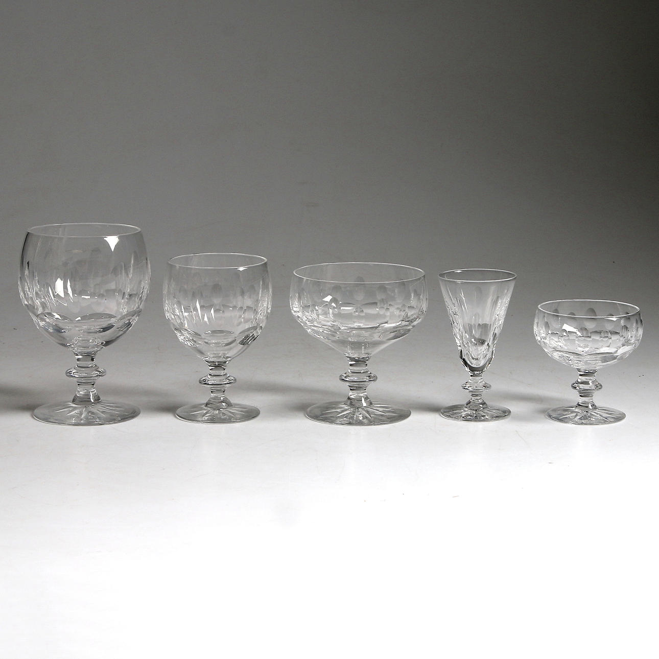 GLASSERVIS, 61 delar, "Mona", Kosta Boda, 1900-tal-.