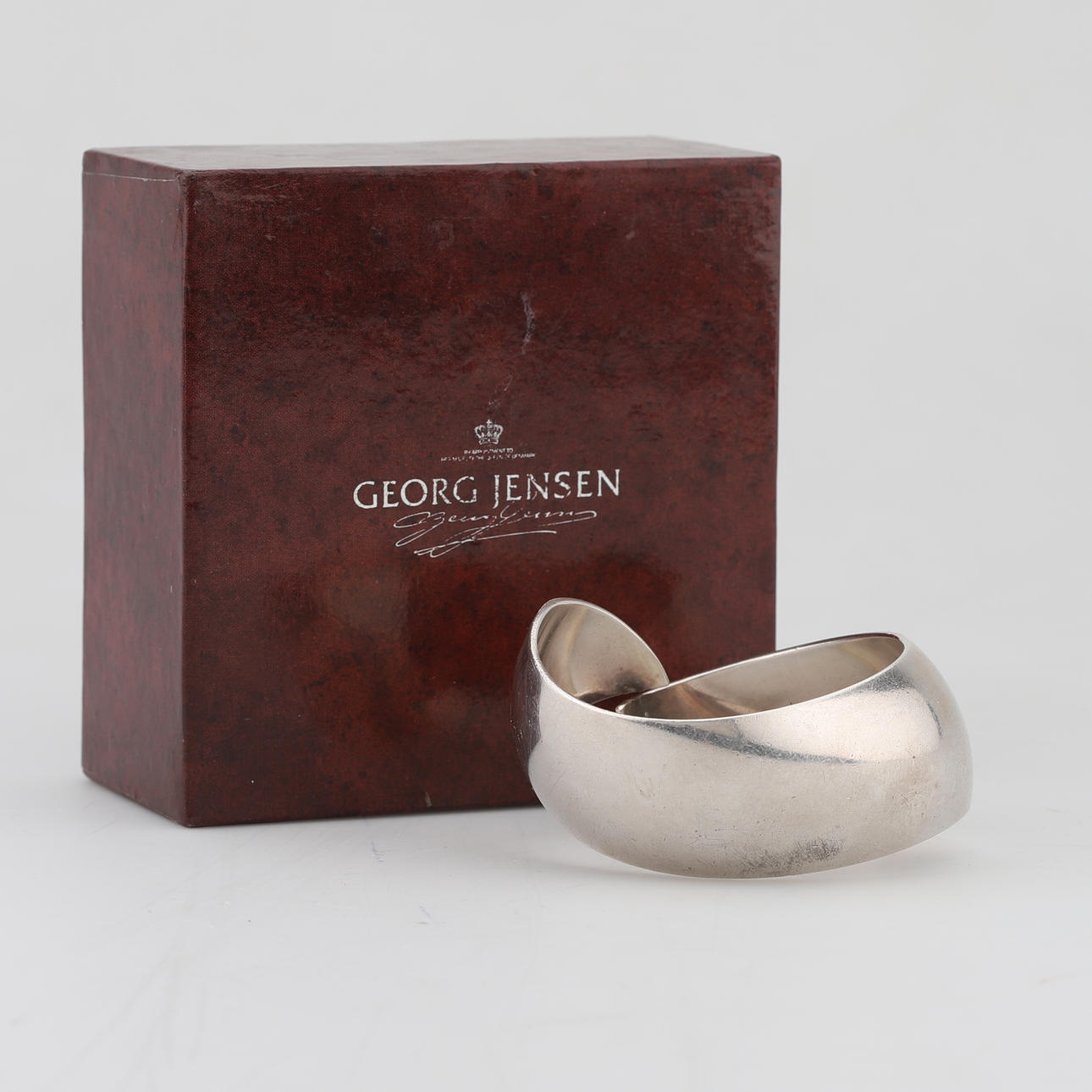 GEORG JENSEN, A sterling silver bangle dessinnr 382, Denmark.