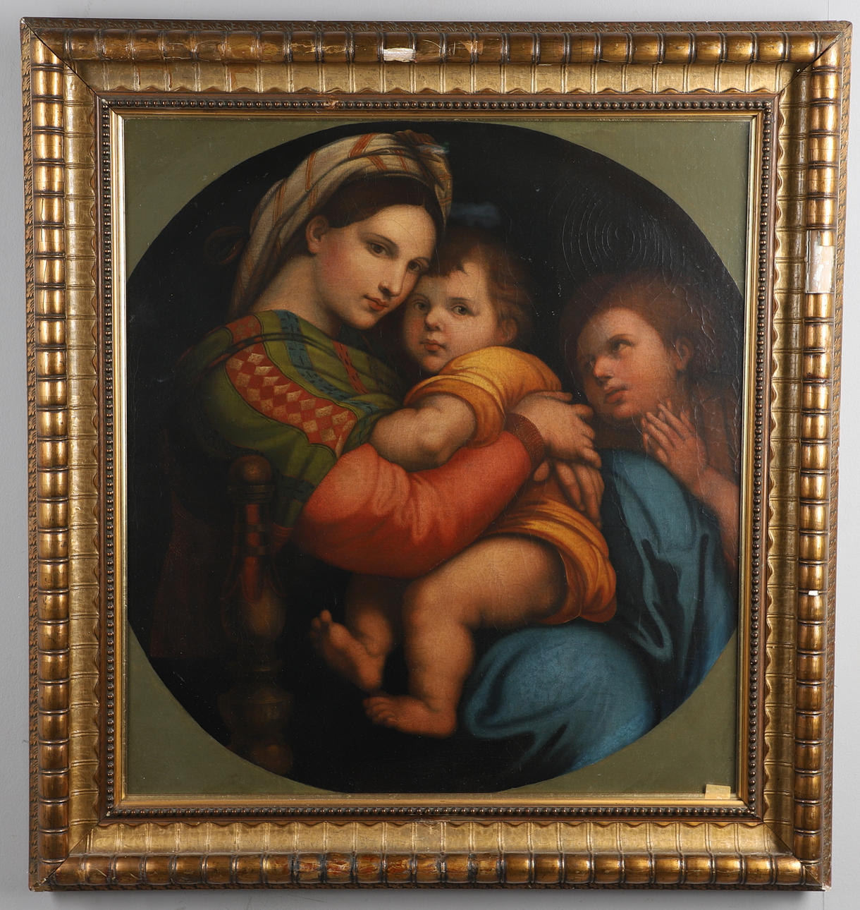 AFTER RAPHAEL (1483-1520). MADONNA DELLA SEDIA.
