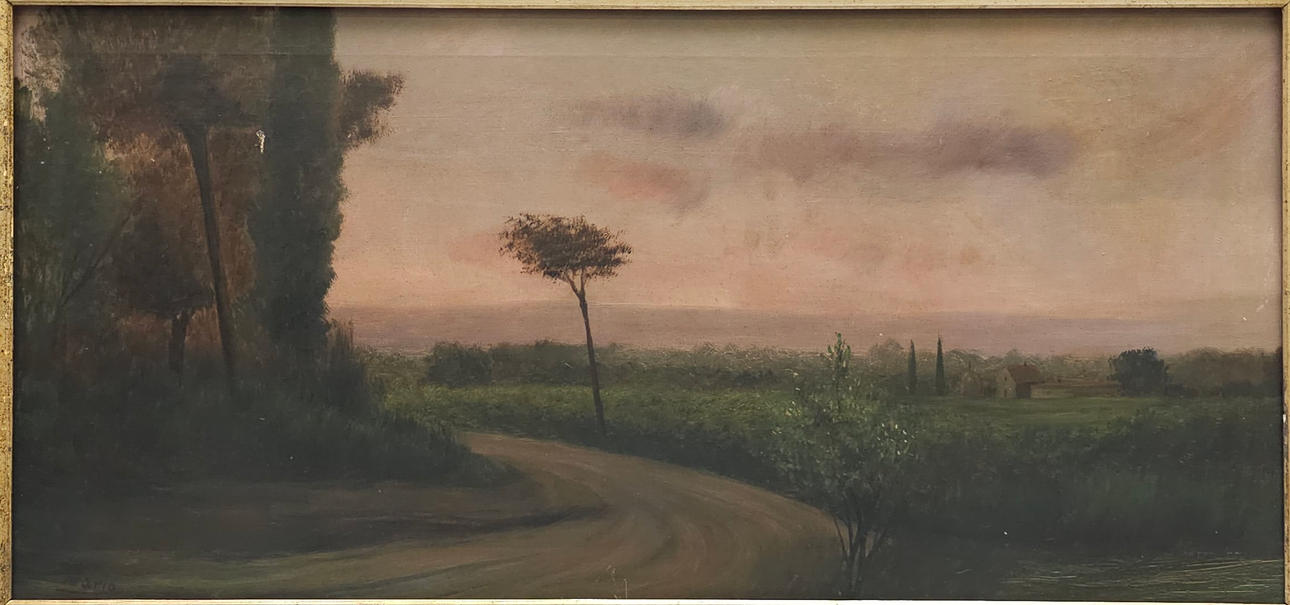 ANÓNIMO. LANDSCAPE. OIL ON CANVAS.