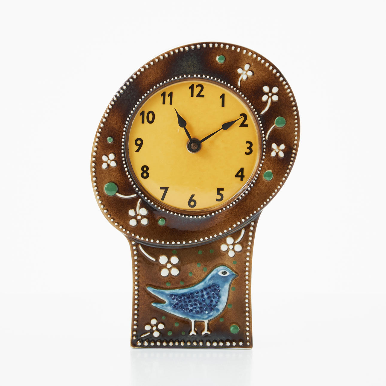 SYLVIA LEUCHOVIUS. table clock/wall clock, porcelain, Rörstrand, marked below.