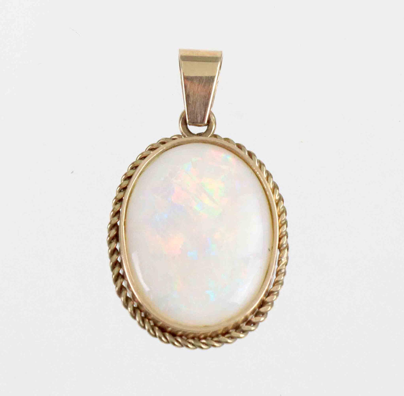 OPAL ANHÄNGER, GOLD 333.