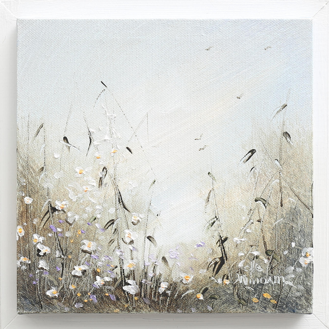 STEFAN WINDAHL. Sommarblommor, olja på duk, signerad.