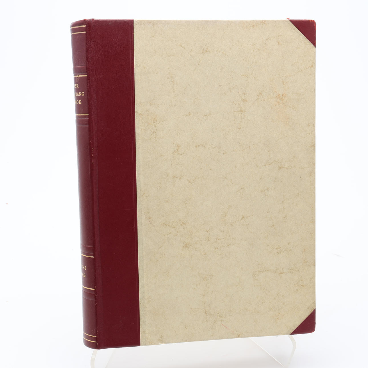 GASTRONOMY. SWEDISH RESTAURANT HANDBOOK 1957 WITH 39 PARTIALLY