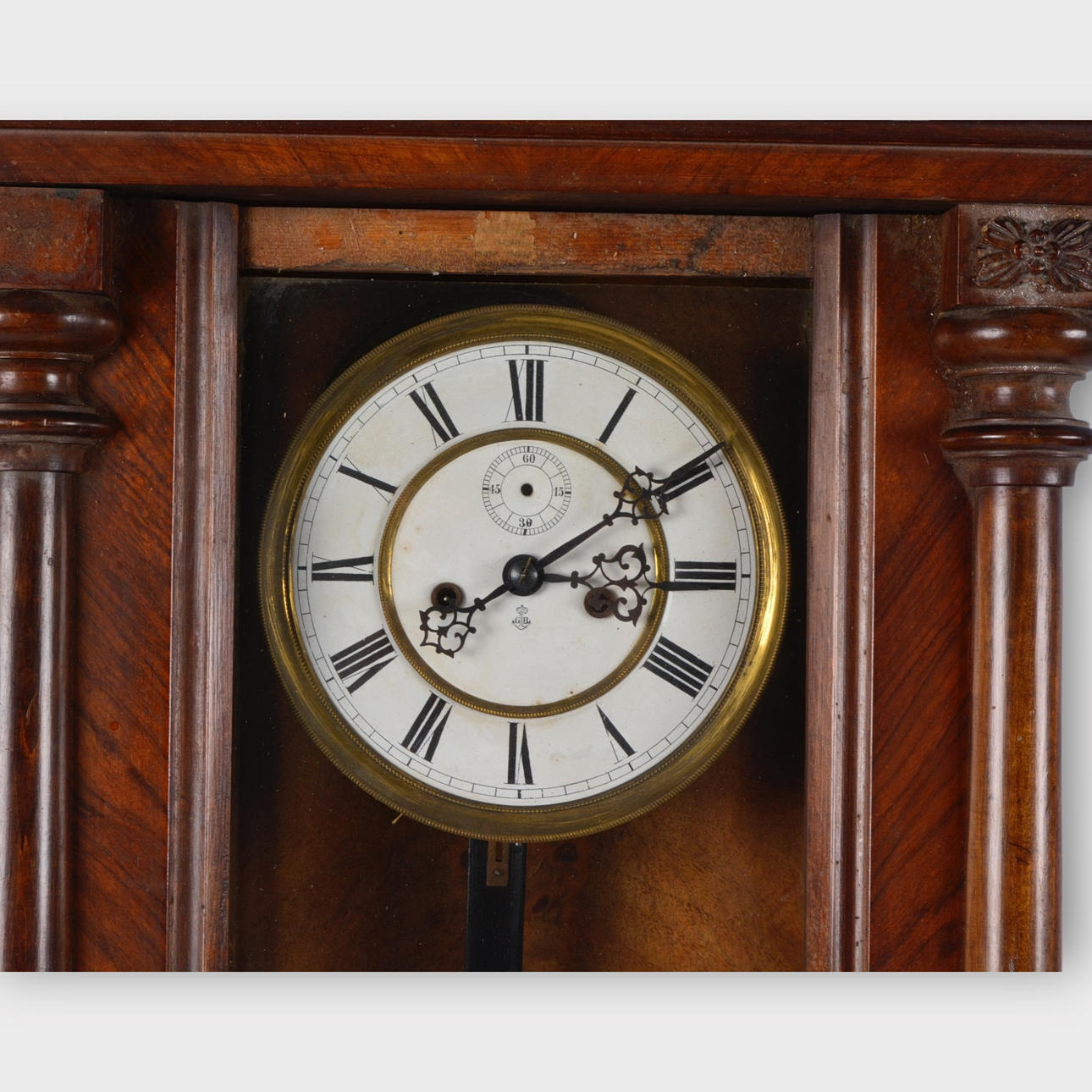 Wanduhr, Gustav Becker, 20. Jahrhundert.