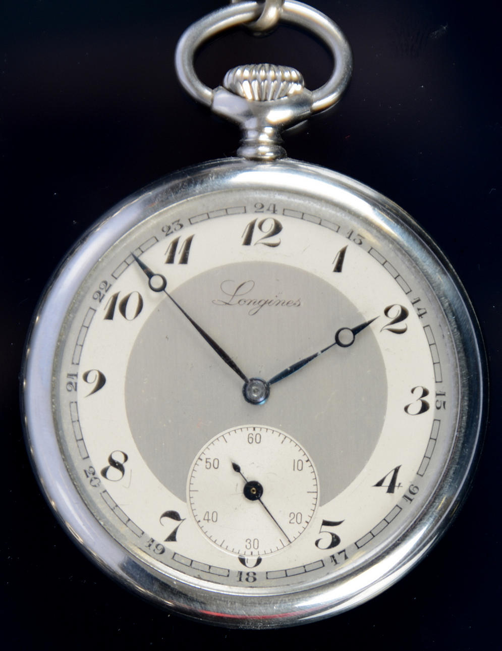 FICKUR, Longines, stål.