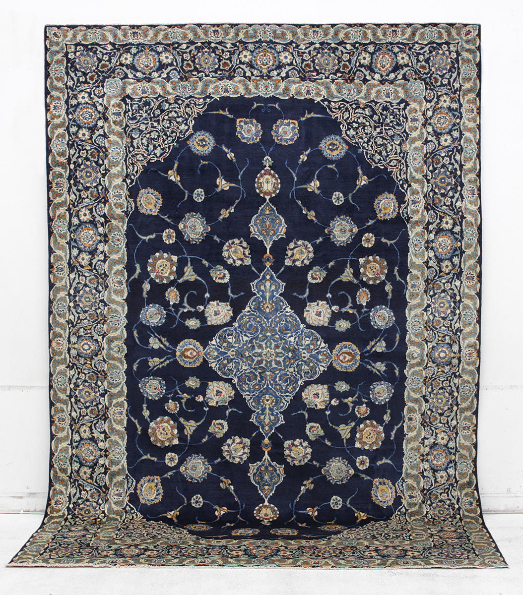 MATTA, Persisk, Blå Keshan (fine), 360 x 243 cm.