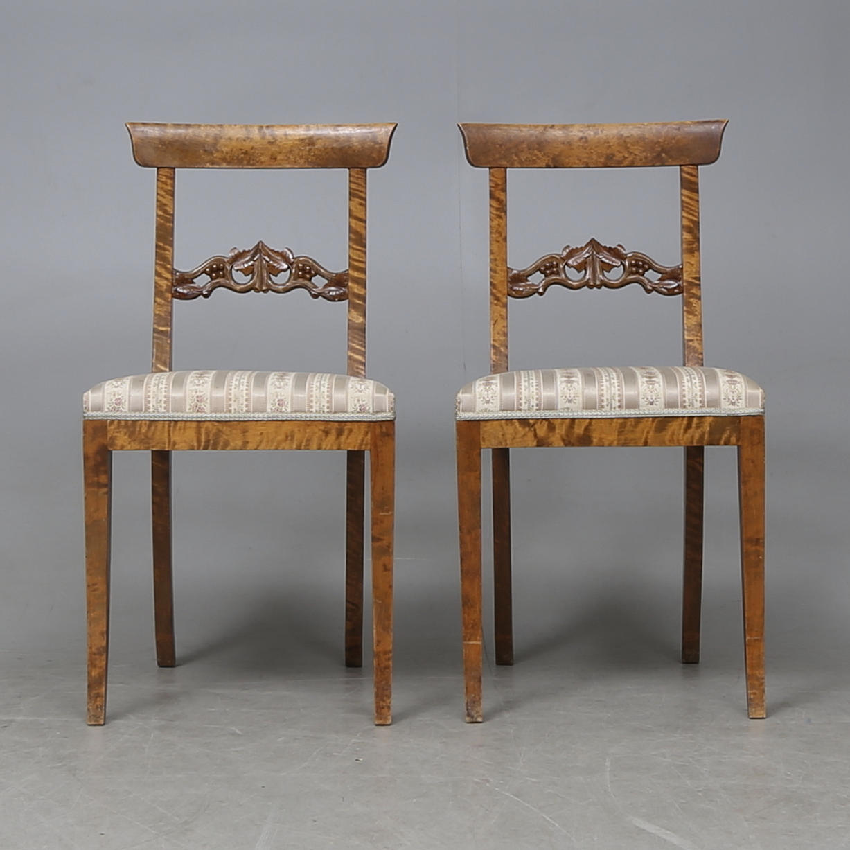 STOLAR, ett par, sent 1800-tal.