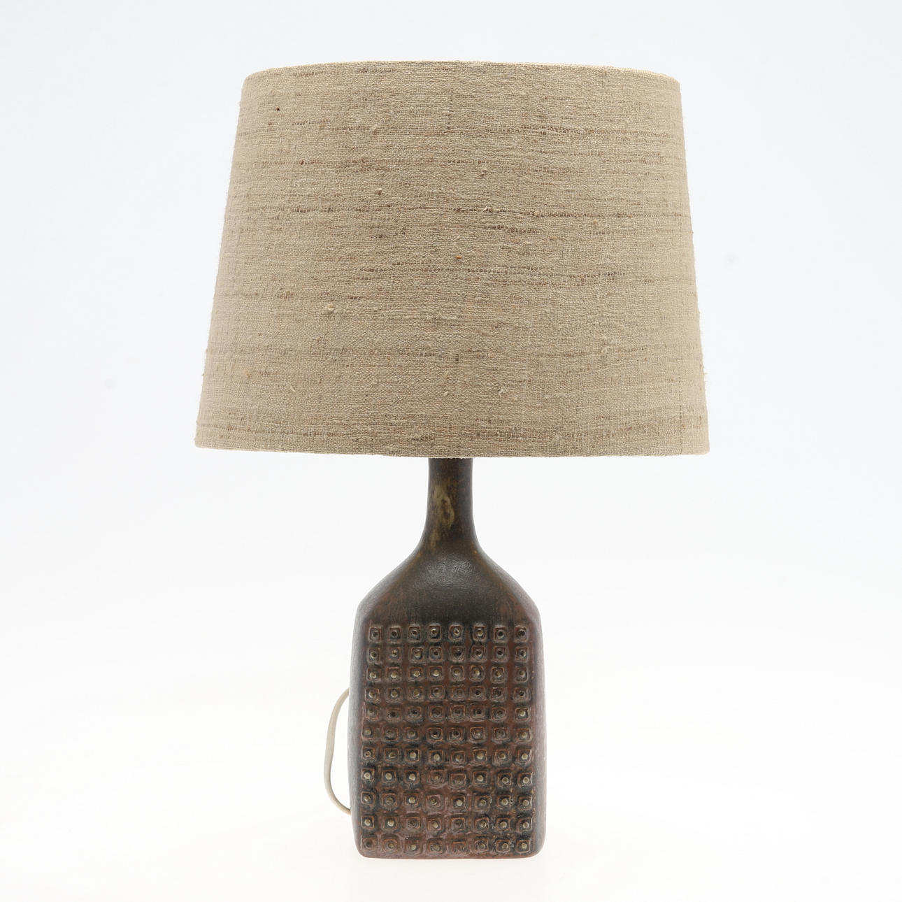 STIG LINDBERG. Bordlampe, stentøj, Gustavsbergs Studio.