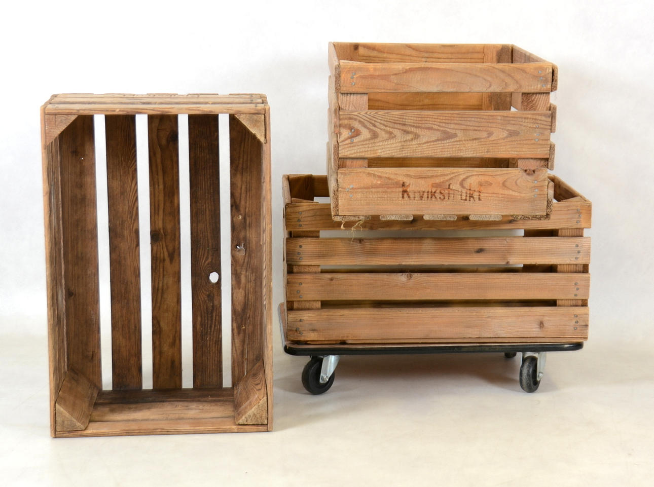 TRÄLÅDOR, 3-stycken, Kivik, 1900.tal.