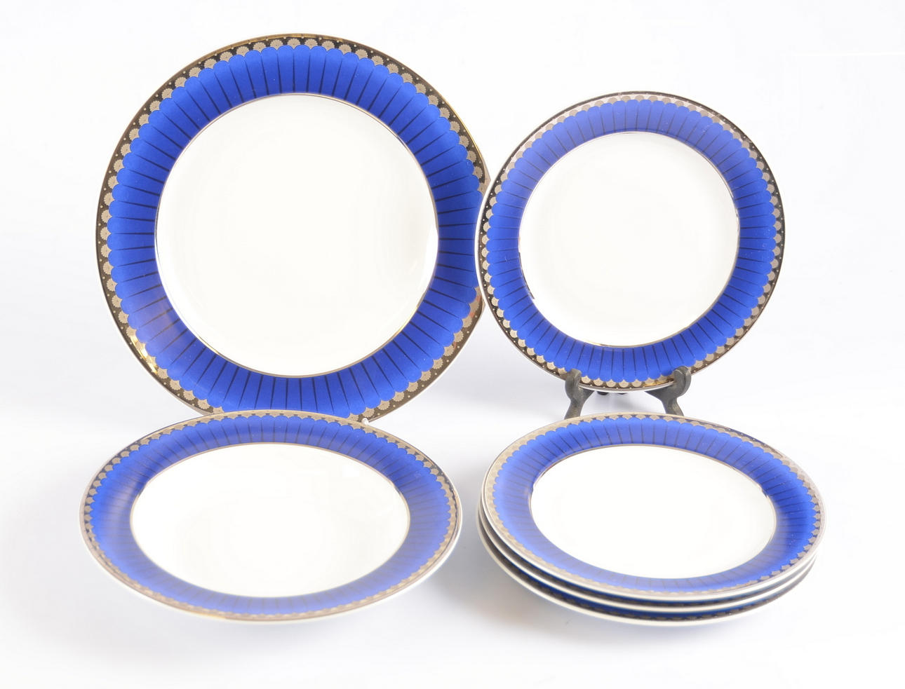 SERVISDELAR, 6 delar. Sigvard Bernadotte, Christineholm.