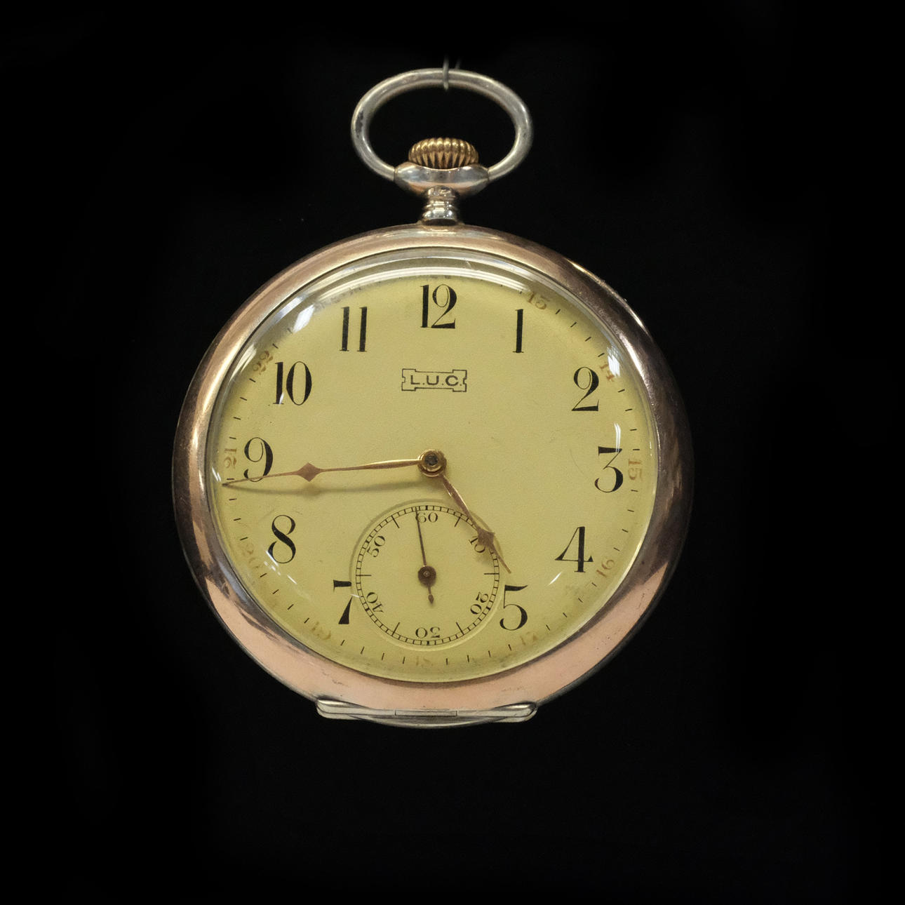 LUC. CHOPARD. TASCHENUHR, UM 1925.