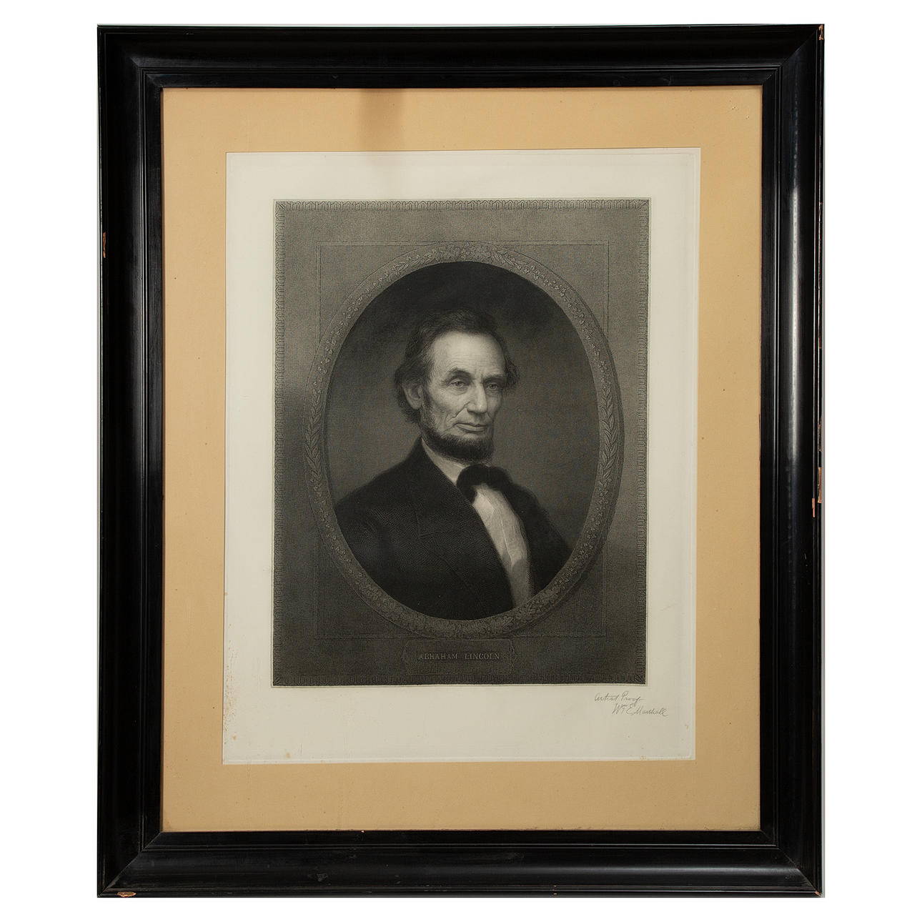 WILLIAM E. MARSHALL, gravyr, signerad.