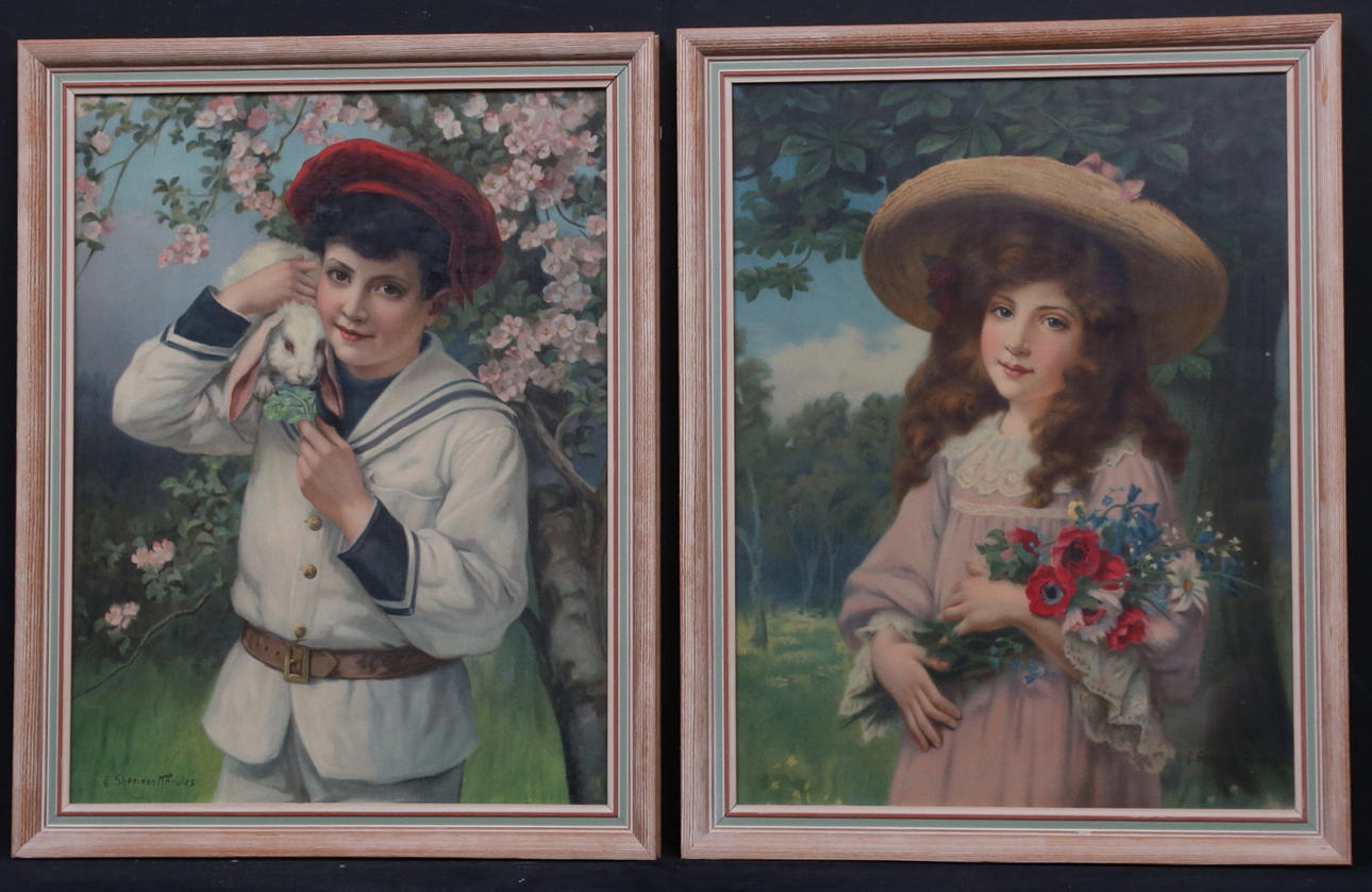 GEORGE SHERIDAN KNOWLES. After. Prints, 2, signed in print.