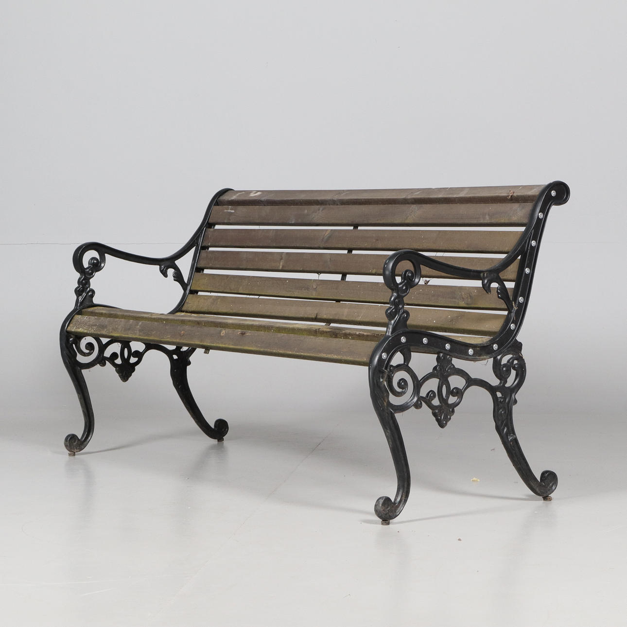 TRÄDGÅRDSSOFFA, metall samt trä.