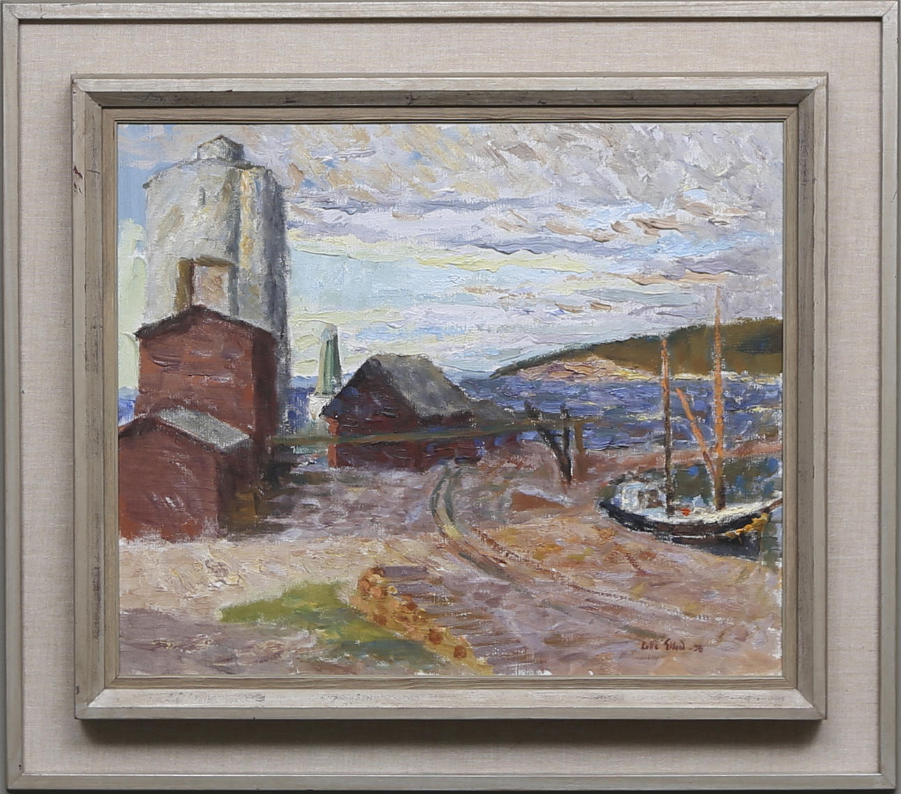 KALLE EKLUND. Olja på duk, signerad och daterad -56.