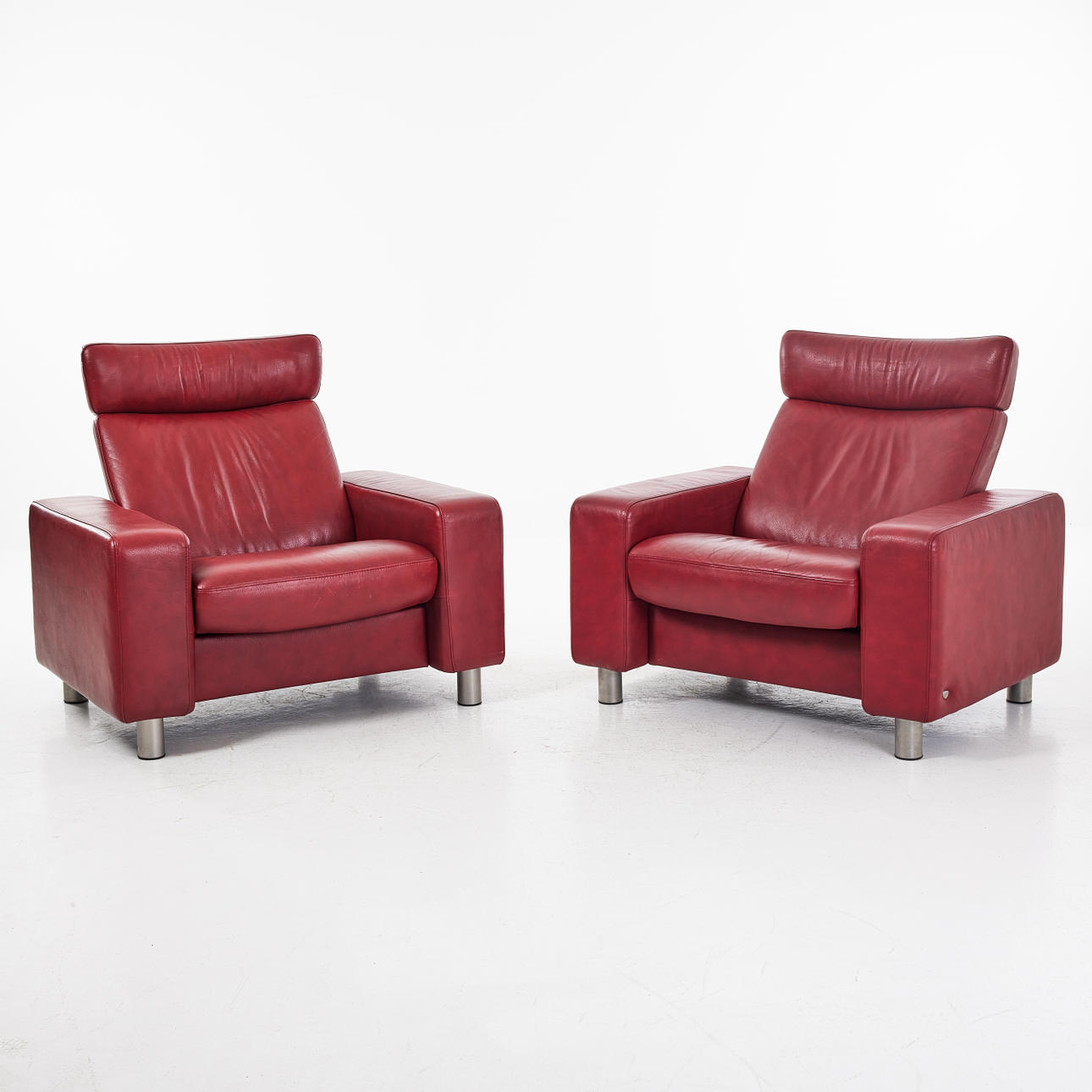 Ein Paar Sessel „Arion“, Stressless, Ekorness, 2000er.