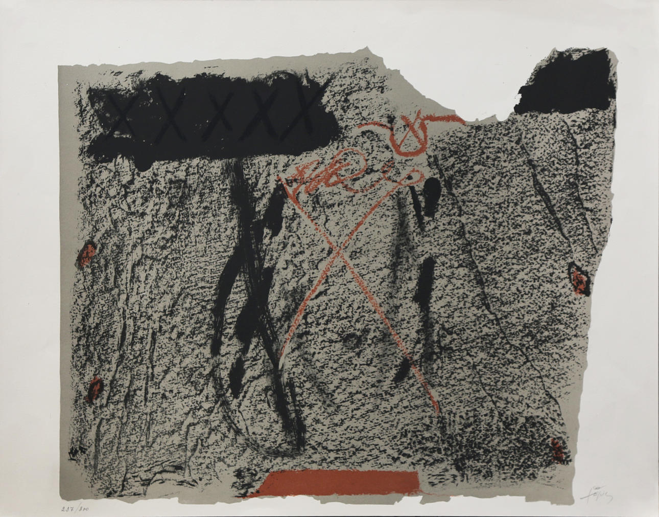 ANTONI TÀPIES. “Noir et Crai”.