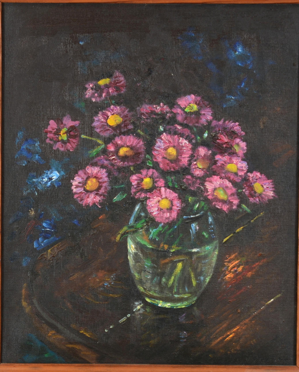 JOHNNY OPPENHEIMER. Olja på duk.