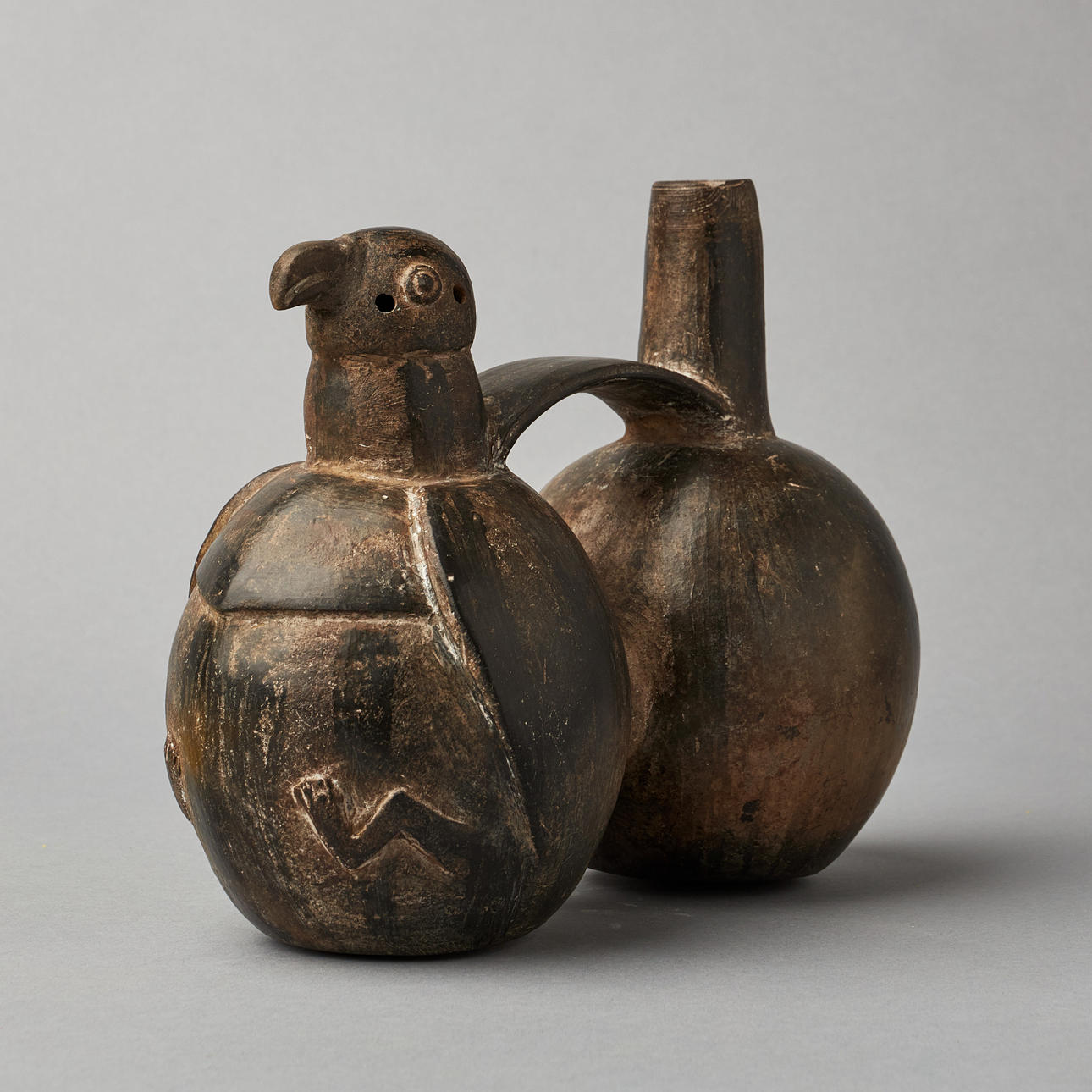 ZOOMORPHIC SPIRIT CONTAINER, Chimu culture, c. 900-1470 AD, Peru, in ...