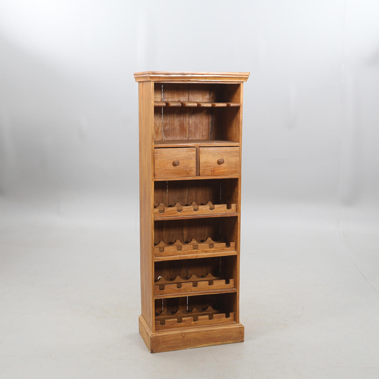 VINREOL, til glas og flasker, moderne, teak.