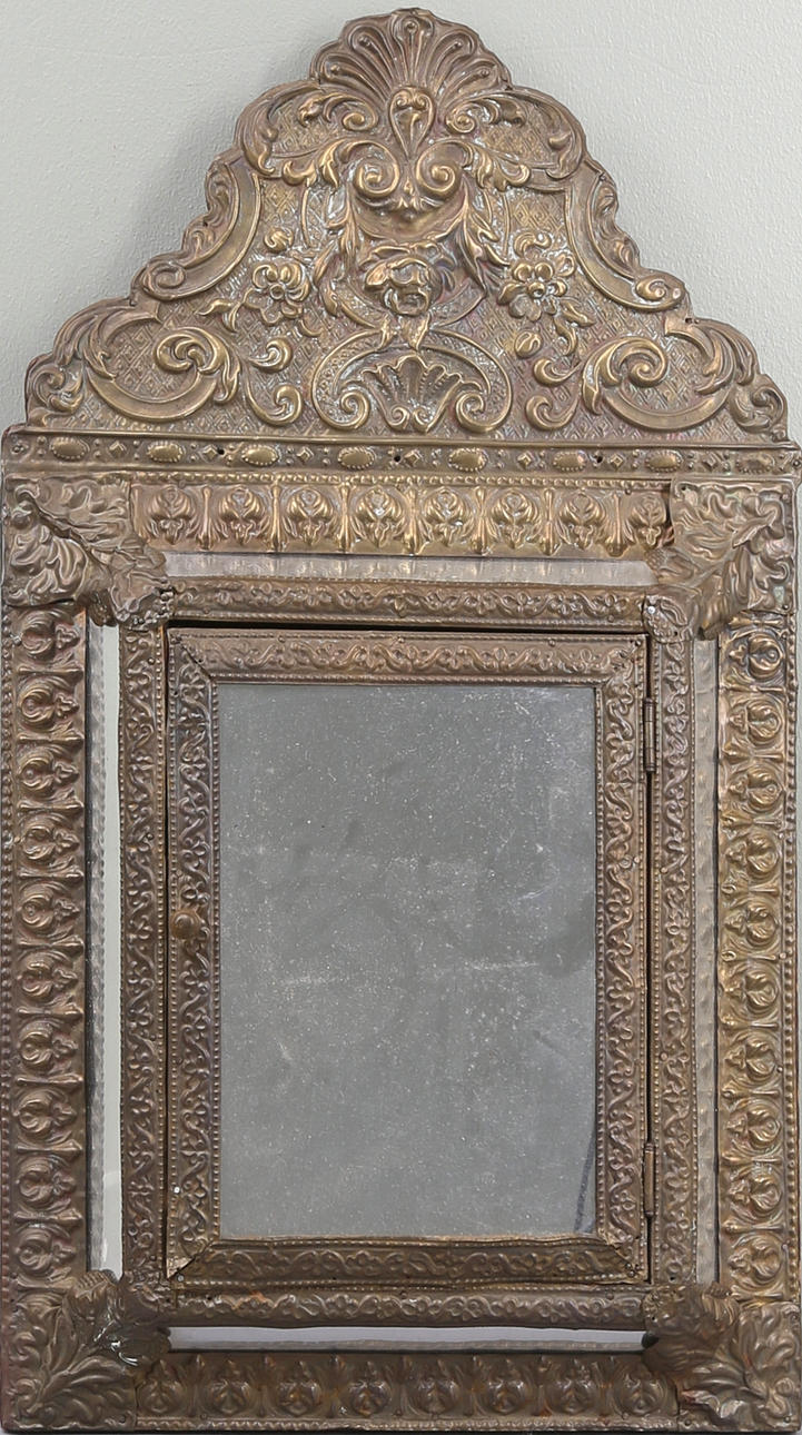 SPEGELSKÅP, nyrokoko, 18/1900-tal.