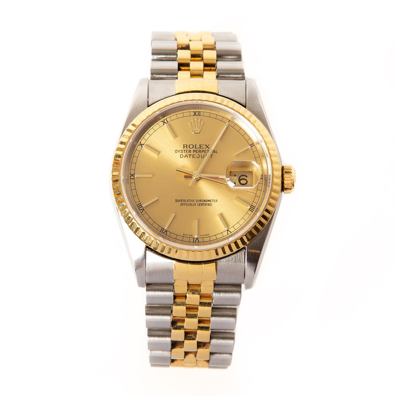 ROLEX, armbandsur, Datellight, guld och stål, 1993.